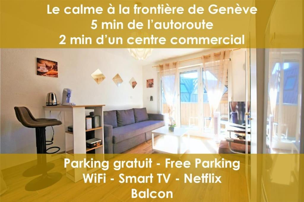 Embnb - Studio Near Geneva - S204,4 Etrembieres Exteriér fotografie